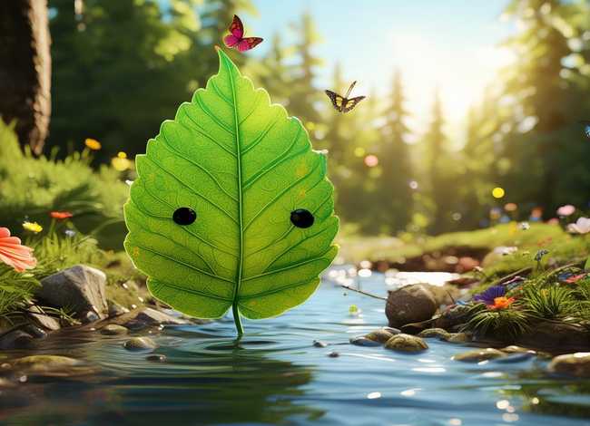 儿童故事树叶的旅行，小树叶的旅行故事