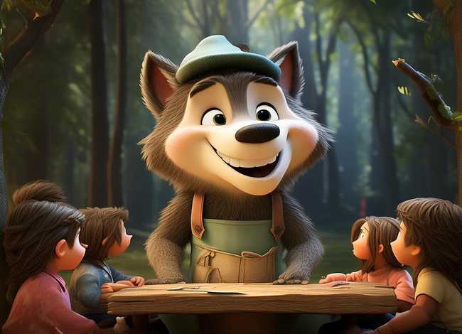 狼外婆儿童故事书，少儿故事狼外婆