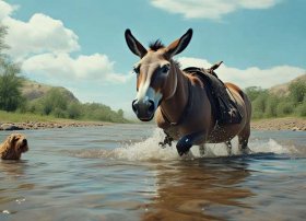 驴子过河的故事450字，驴子过河的故事450字作文