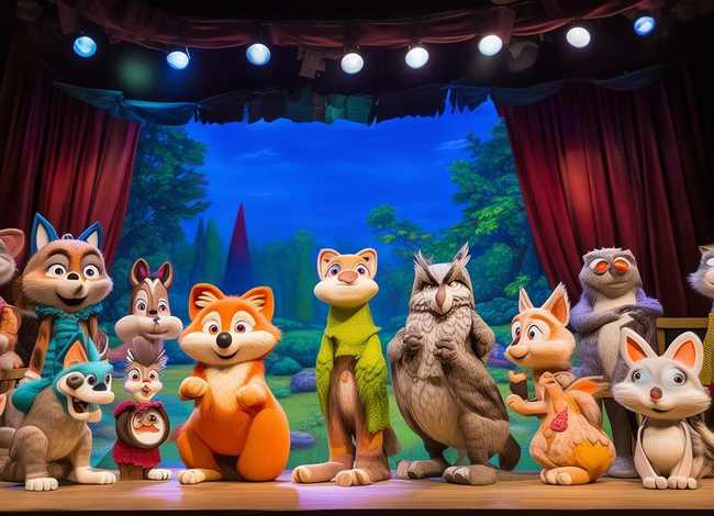 儿童动物故事伴演舞台剧 - 儿童动物舞台剧剧本