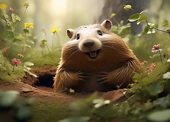 地鼠钻洞故事 - 地鼠钻洞故事内容