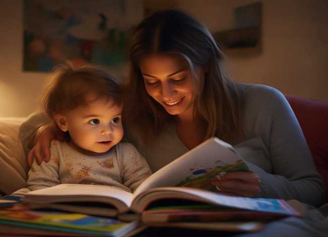 亲子阅读故事图片，亲子阅读故事图片配文字