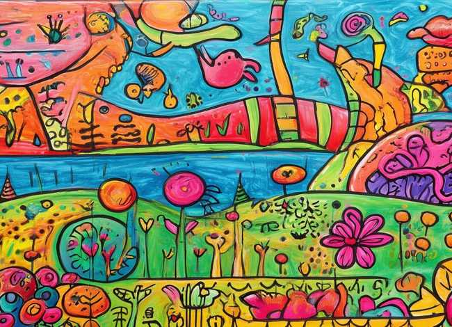 三年级儿童画作品欣赏；三年级儿童画作品欣赏图片