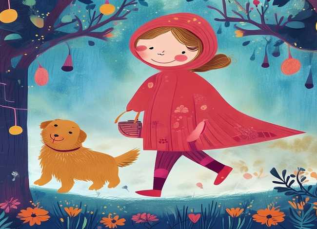 幼儿童话故事小红帽图片简单 幼儿故事小红帽简短篇