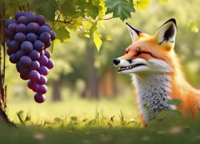 狐狸和葡萄短故事（狐狸和葡萄简短小故事）