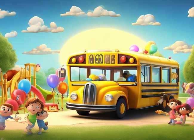 儿童故事校车；幼儿园校车故事