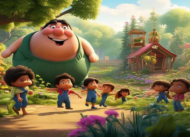 儿童故事巨人花园 巨人的花园幼儿园故事文字稿