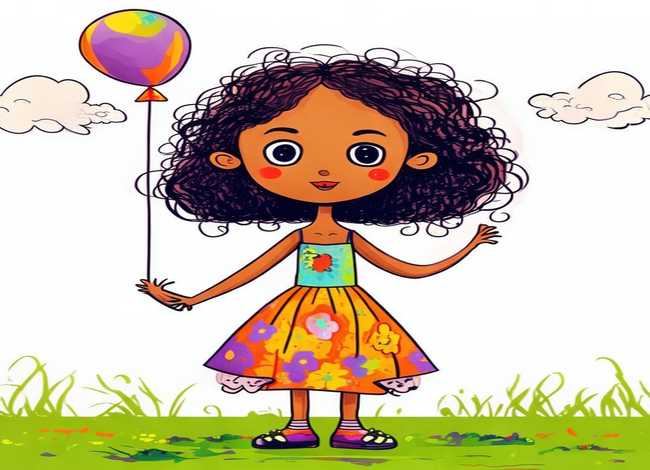 儿童简笔画小女孩 3-6岁儿童简笔画小女孩