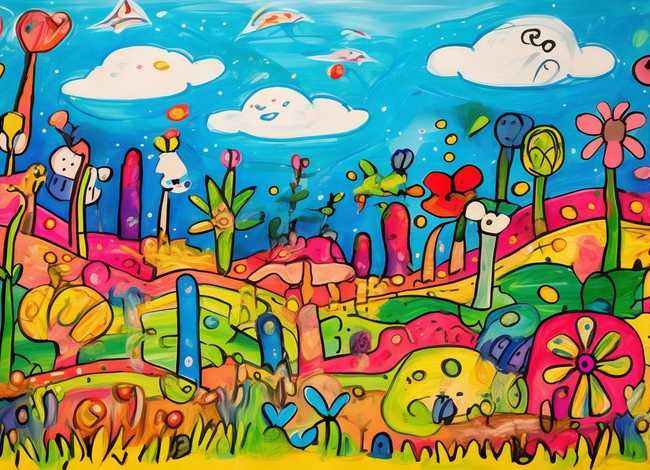 三年级儿童画、小学三年级儿童画