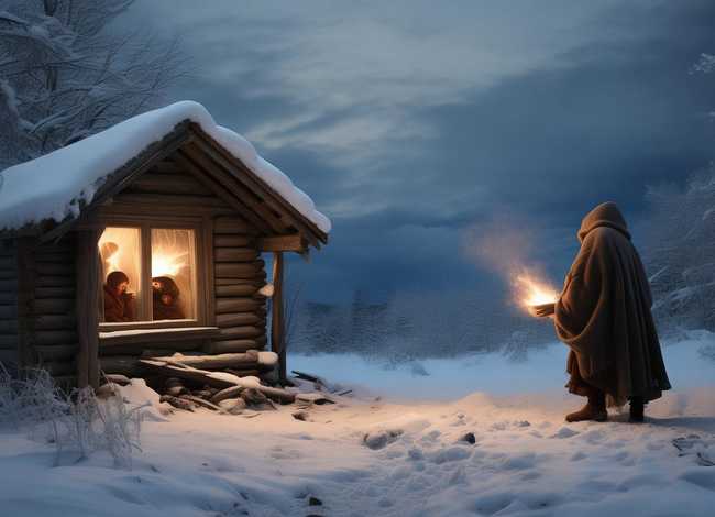 雪中送炭的寓言故事原文、雪中送炭的寓言故事原文图片