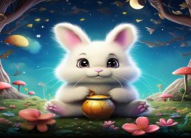 玉兔的绘本故事；玉兔的绘本故事图片