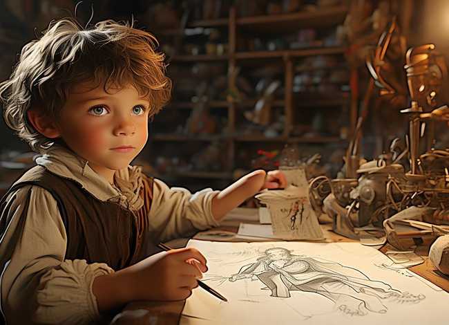 画家达芬奇的儿童故事，世界著名画家达芬奇的故事