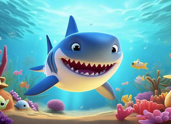 儿童大白鲨故事mp3，儿童动画大白鲨