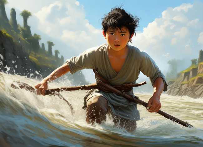 大禹治水儿童文学故事，大禹治水少儿故事