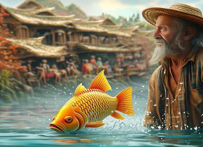 渔夫和金鱼的故事表演（渔夫和金鱼的故事表演教案）