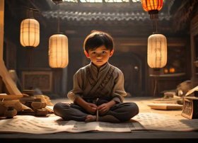 古代儿童读书图片；古代儿童读书图片大全