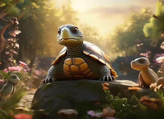 聪明的乌龟讲故事 聪明的乌龟讲故事串词