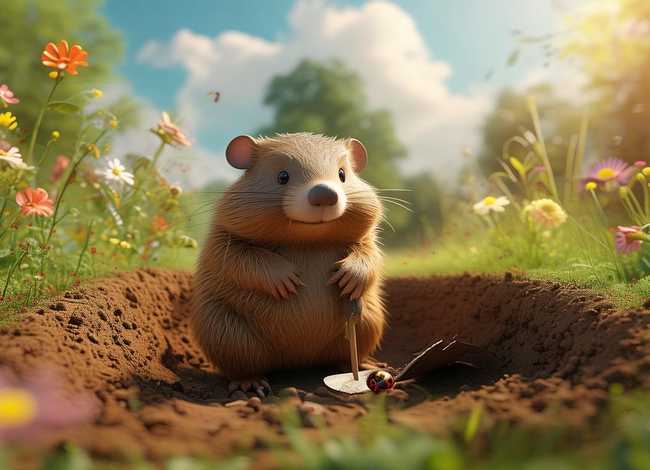 儿童绘本故事小地鼠 小地鼠挖地洞故事绘本