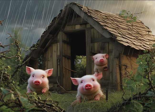 英语故事《三只小猪》(双语) - 英语故事《三只小猪》(双语)简短 英语故事《三只小猪》(双语) - 英语故事《三只小猪》(双语)简短