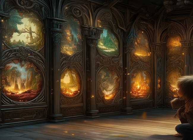 空调童话故事；空调墙讲故事