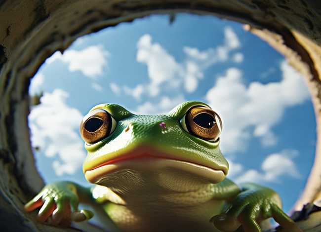 坐井观天故事简单讲述（坐井观天故事简单讲述及道理）