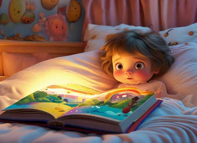 儿童睡前故事图片素材 - 故事书睡前儿童图片
