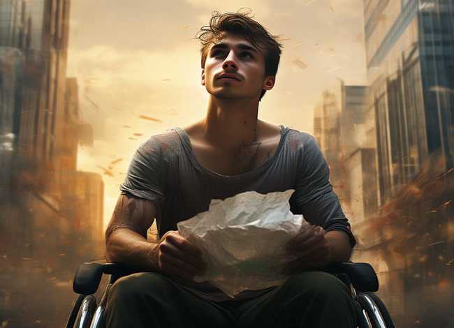 身残志坚的故事200-300字；关于身残志坚的故事200字