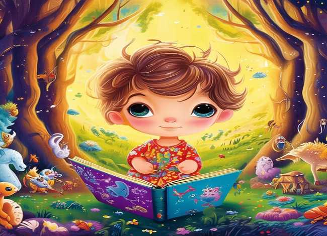 神话故事儿童绘本、神话故事绘本模板