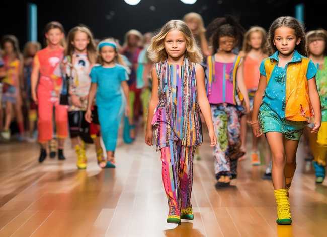 儿童时尚走秀视频，儿童走秀造型