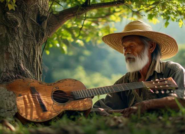 守株待兔的老农夫；守株待兔的老农夫伴奏