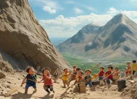 愚公移山的儿童故事；愚公移山的故事幼儿