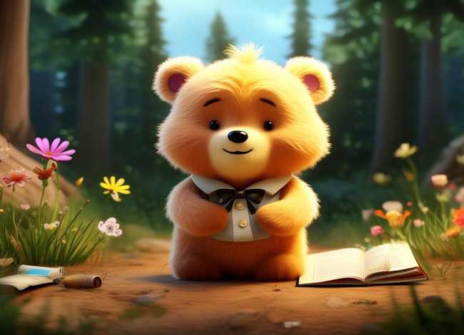 有声绘本故事视频有礼貌的小熊熊 有礼貌的小熊熊绘本故事简介