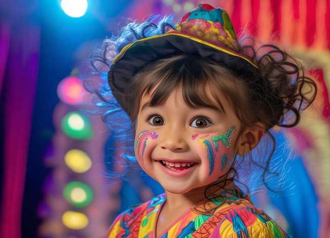 儿童故事演讲妆容、幼儿讲故事比赛妆容