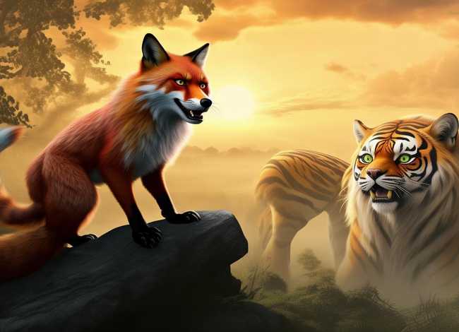 狐假虎威的故事表演视频；狐假虎威的故事表演视频播放