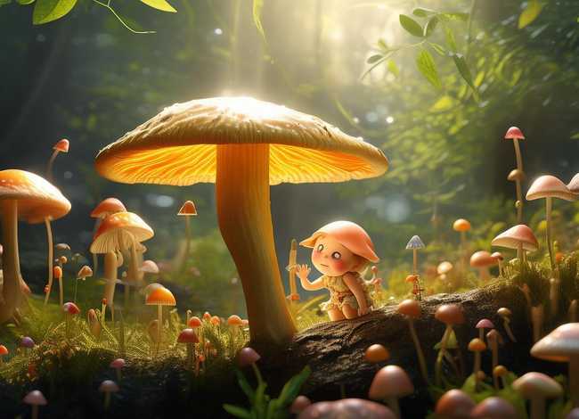 小蘑菇的故事完整版儿童，小蘑菇长大的故事