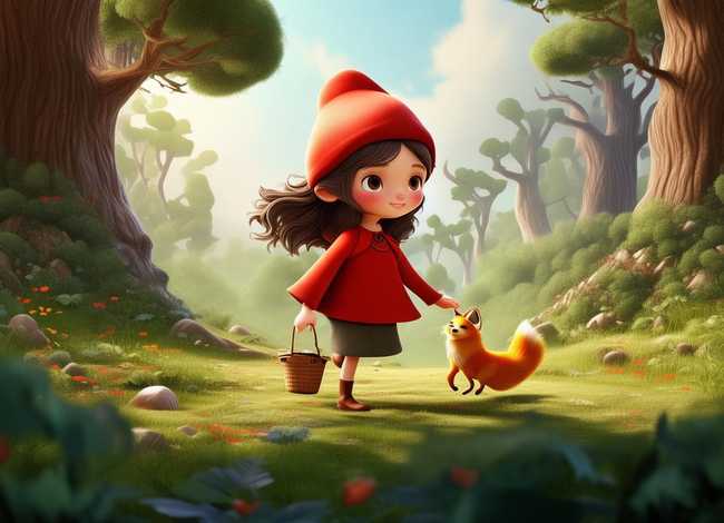 儿童小红帽故事真人版；小红帽少儿故事