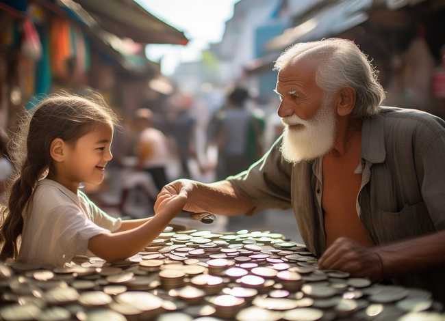 关于金钱的故事100字；关于金钱的故事100字作文