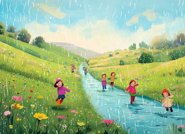 有关春雨的绘本、幼儿园有关春天的雨的绘本