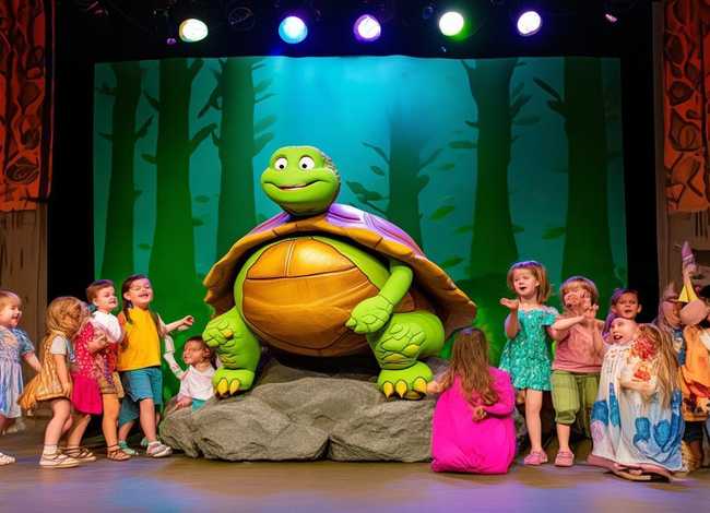 聪明乌龟儿童故事表演 - 聪明的乌龟故事表演 聪明乌龟儿童故事表演 - 聪明的乌龟故事表演