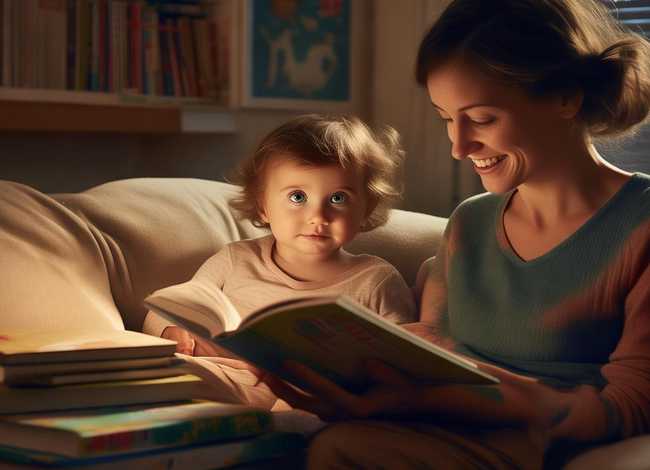 亲子阅读故事图片，亲子阅读故事图片配文字