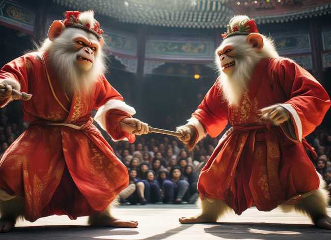 真假美猴王故事表演，真假美猴王故事表演主持词和串词