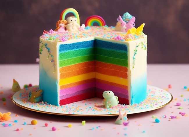 儿童故事彩虹蛋糕 - 幼儿故事彩虹蛋糕