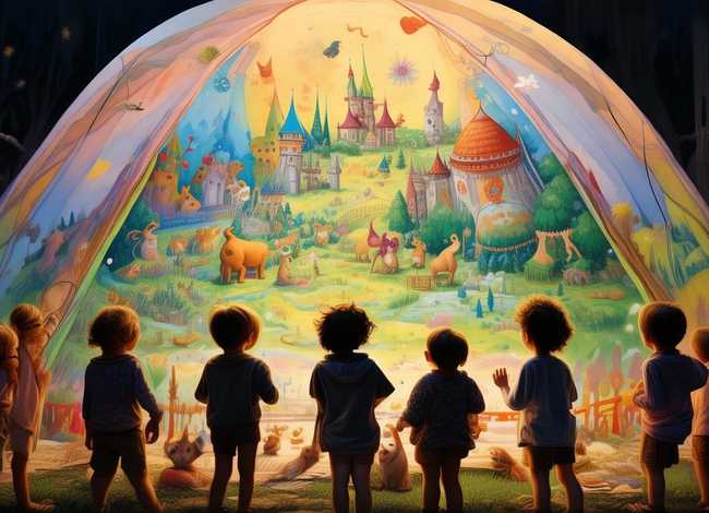 幼儿喜欢的故事 - 幼儿喜欢的故事画成一幅画