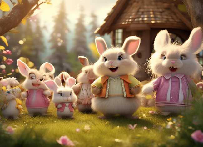 小兔子故事儿童表演；小兔子幼儿故事简短