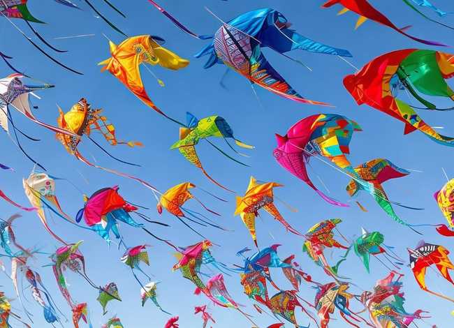 儿童风筝图片，儿童风筝图片大全大图