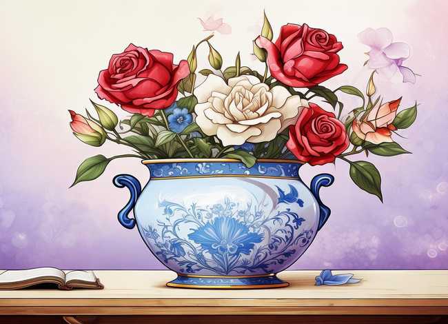 花瓶 故事、关于花瓶与花的绘本故事 花瓶 故事、关于花瓶与花的绘本故事