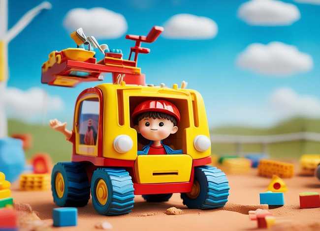 幼儿小吊车故事文字（幼儿小吊车故事文字图片）