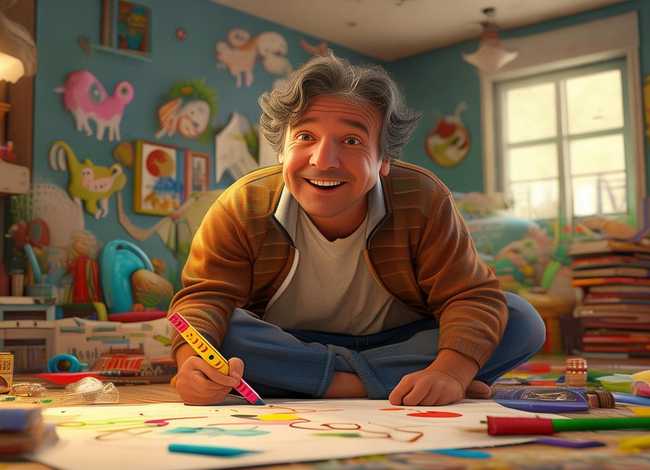 我爸爸绘本画风；我爸爸绘本画风怎么画