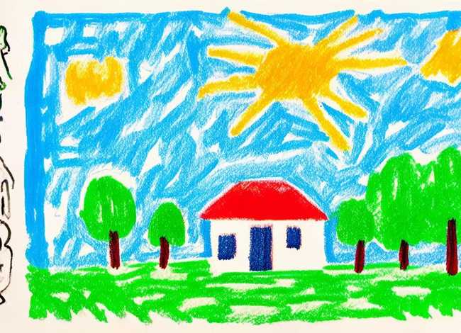 简单的儿童画；简单的儿童画画图片