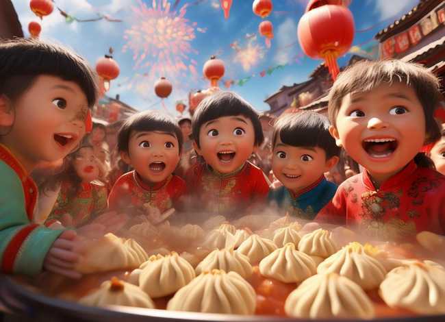 关于过年儿童的故事简短 - 过年的故事简短幼儿